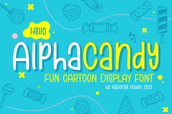 Alpha Candy: A Sweet Display Font for Editorial Charm and Playful Headlines