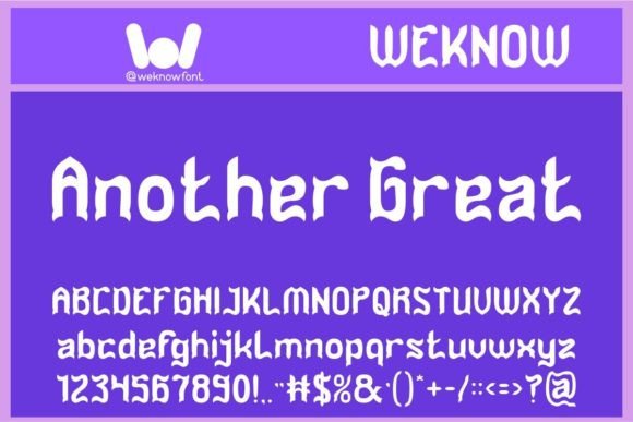 Another Great: A Display Font Built for Digital Brand Presence