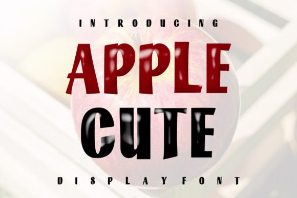 Apple Cute Font Review: A Playful Display Typeface for Brands