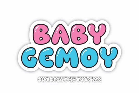 Baby Gemoy Font: A Playful Display Typeface for Digital Brands