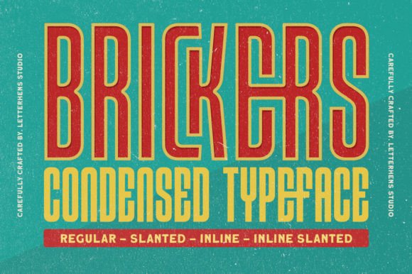 Brickers: A Condensed Display Font Built for Modern Marketing