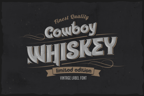 Cowboy Whiskey: A Designer's Take on This Premium Display Font