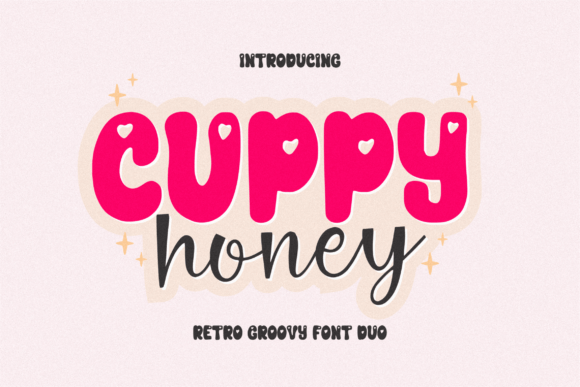 Cuppy Honey: A Retro Groovy Font Duo for Editorial Design and Publishing