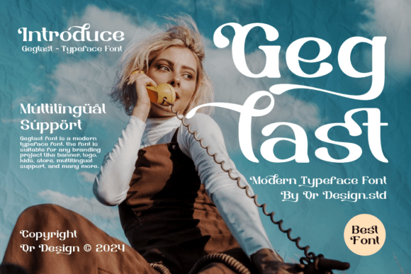 Geglast: A Display Font That Elevates Digital Branding