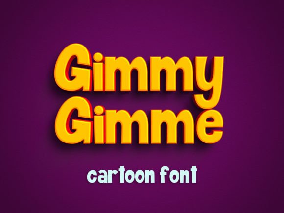 Gimmy Gimme Font: A Playful Display Typeface for Crafters