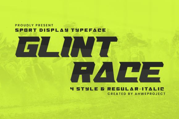 Glint Race Font Review: Speed Meets Style for Small Business Branding