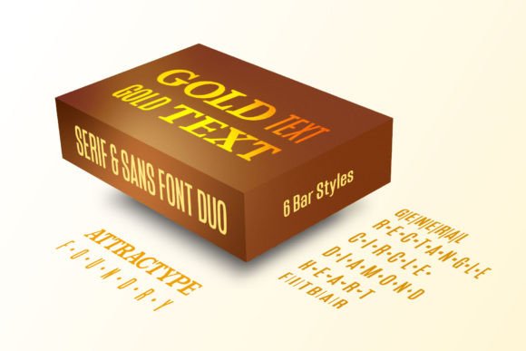 Goldtext: A Bold Font Pair for Handmade Products