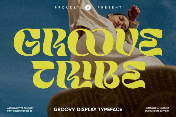 Groove Tribe: A Display Font for Modern Retro Campaigns