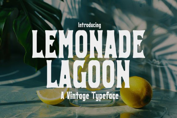 Lemonade Lagoon: A Vintage Typeface That Brings Retro Charm to Your Brand