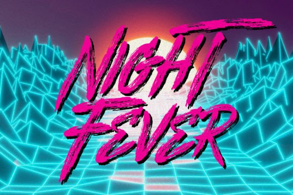 Night Fever Retro: A Display Font That Brings Editorial Energy to Life