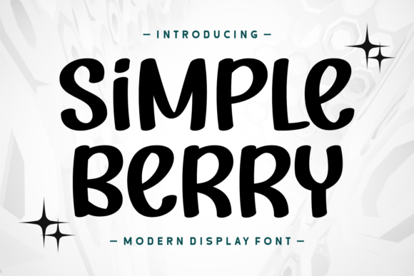 Simple Berry: The Display Font for Clearer Campaign Visuals