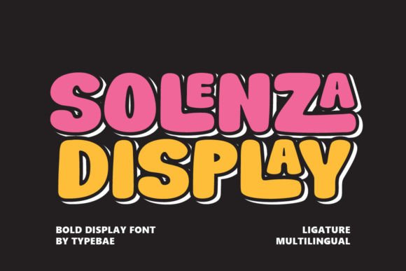 Solenza Display Font: A Bold Choice for Modern Web Design