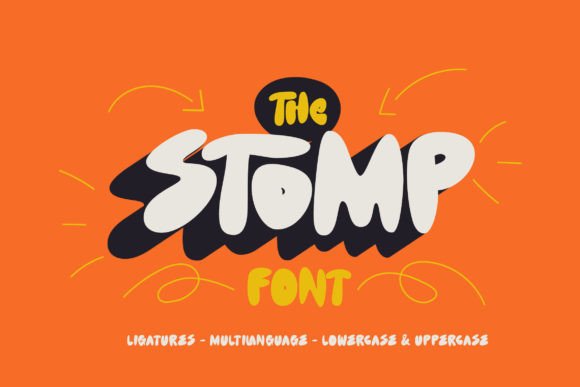 Stomp Font Review: A Playful Display Typeface for Editorial Design