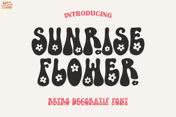 Sunrise Flower Brings Vintage Charm to Editorial Design