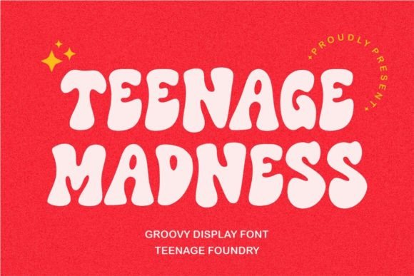 Teenage Madness: The Groovy Display Font for Campaigns That Pop