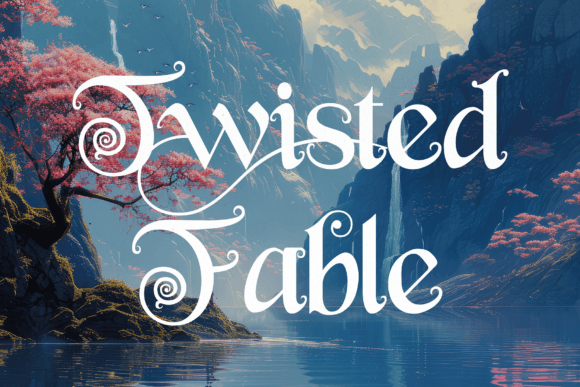 Twisted Fable: A Spellbinding Display Font for Small Business Branding